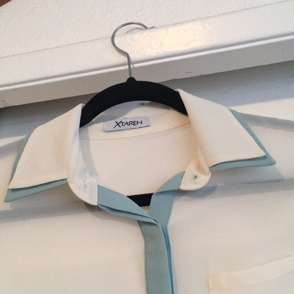 Color block button down top - Picture 4 of 5